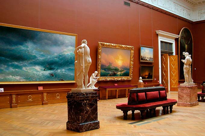 Выставка И.К. Айвазовского в Русском музее в Санкт-Петербурге 2017
